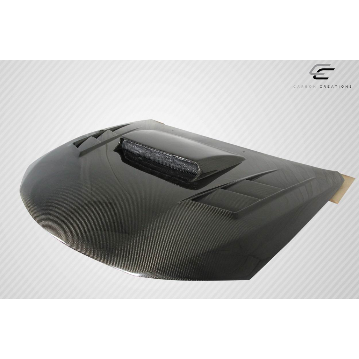 Modify your Subaru Impreza 2008 with our Exterior/Hoods - Top down view of the carbon fiber hood