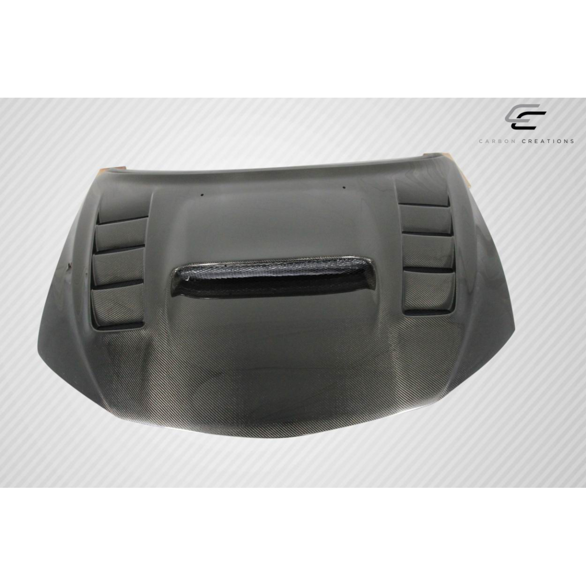 Modify your Subaru Impreza 2008 with our Exterior/Hoods - Top down view of a car hood