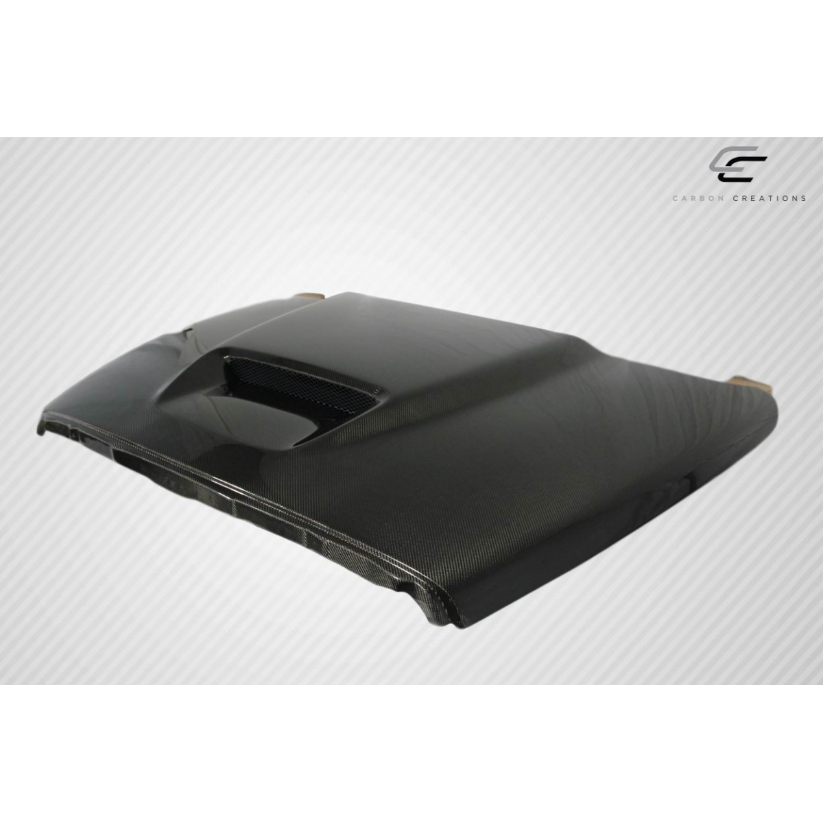 Modify your Dodge Ram 2002 with our Exterior/Hoods - Viewed from a slight angle above and to the side