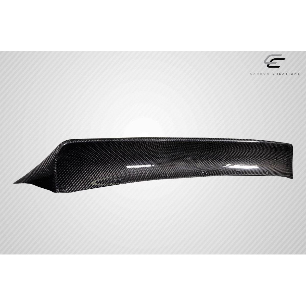 Modify your Nissan 350Z 2003 with our Exterior/Wings - Side angle view of carbon fiber rear wing