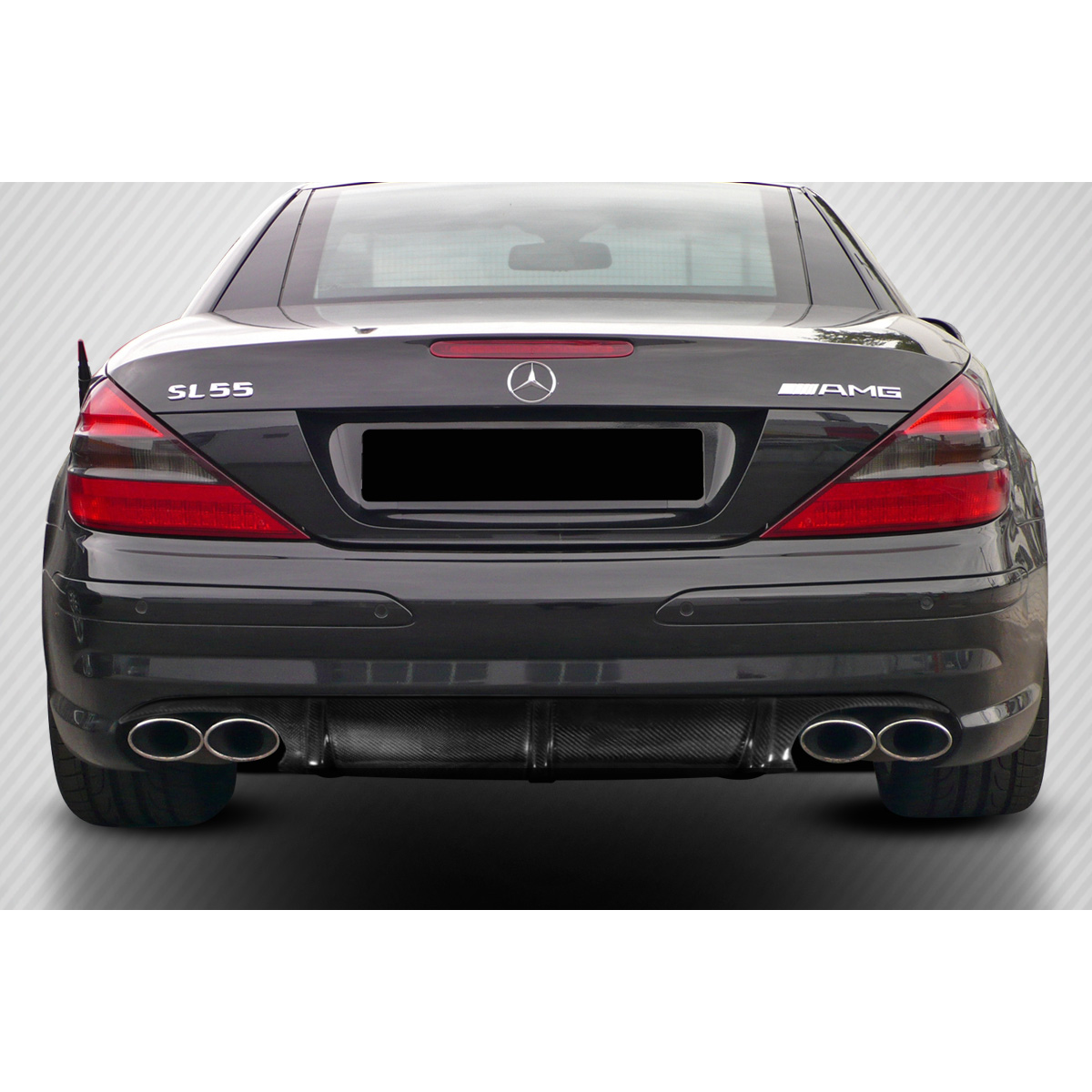 Modify your Mercedes-Benz SL-Class 2003 with our Exterior/Diffusers - Rear view at a straight angle