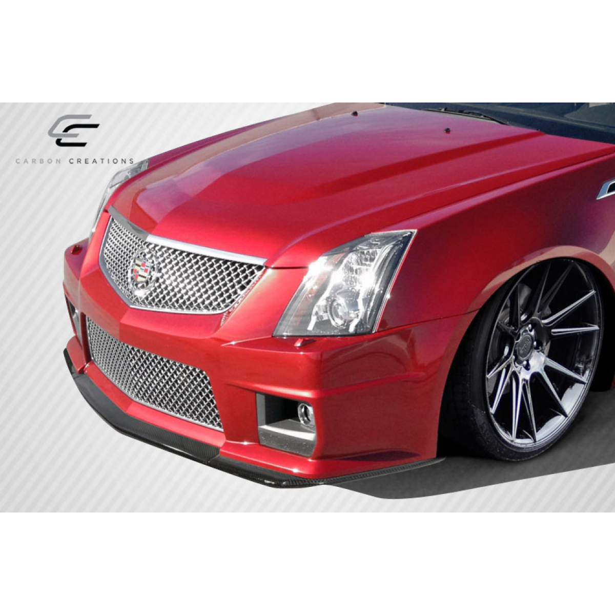 Modify your Cadillac CTS 2009 with our Exterior/Other Exterior - Front view of car part at a slight angle