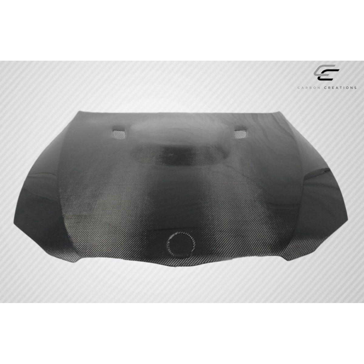 Modify your BMW 3-Series 2011 with our Exterior/Hoods - Showing front view of the carbon fiber hood