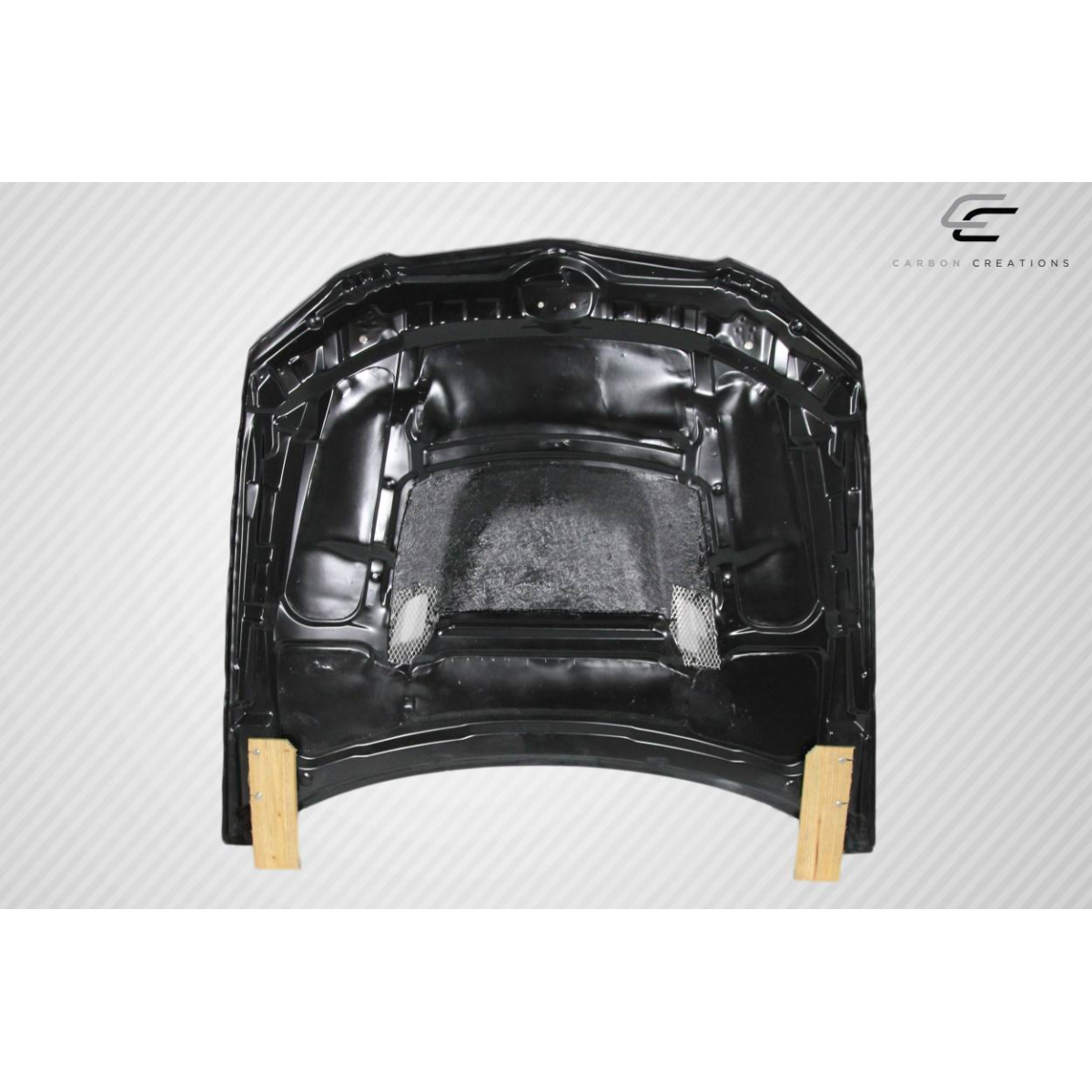 Modify your BMW 3-Series 2011 with our Exterior/Hoods - Top down view of the car hood part