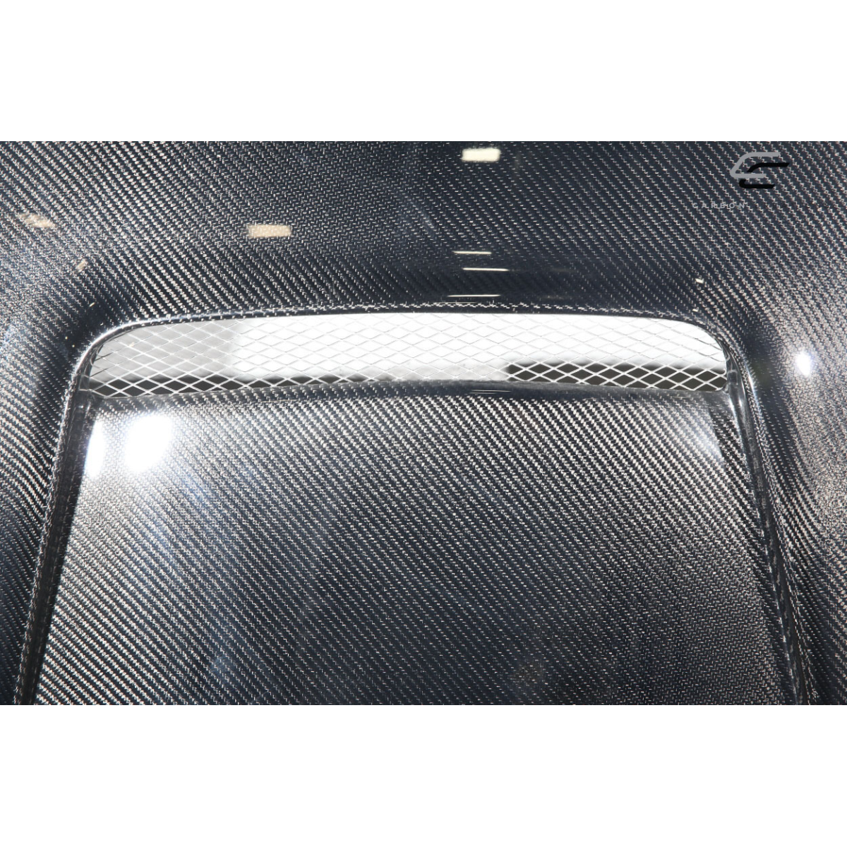 Modify your Mazda Miata 2016 with our Exterior/Hoods - Top down view of carbon fiber hood part