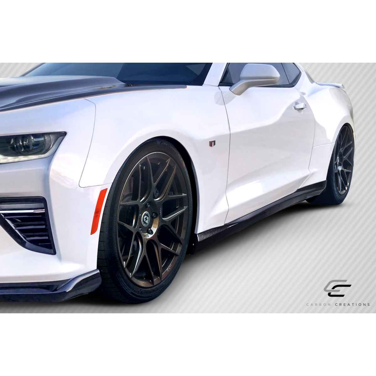 Modify your Chevrolet Camaro 2016 with our Exterior/Complete Body Kits - Image shows side view of car part at slight angle