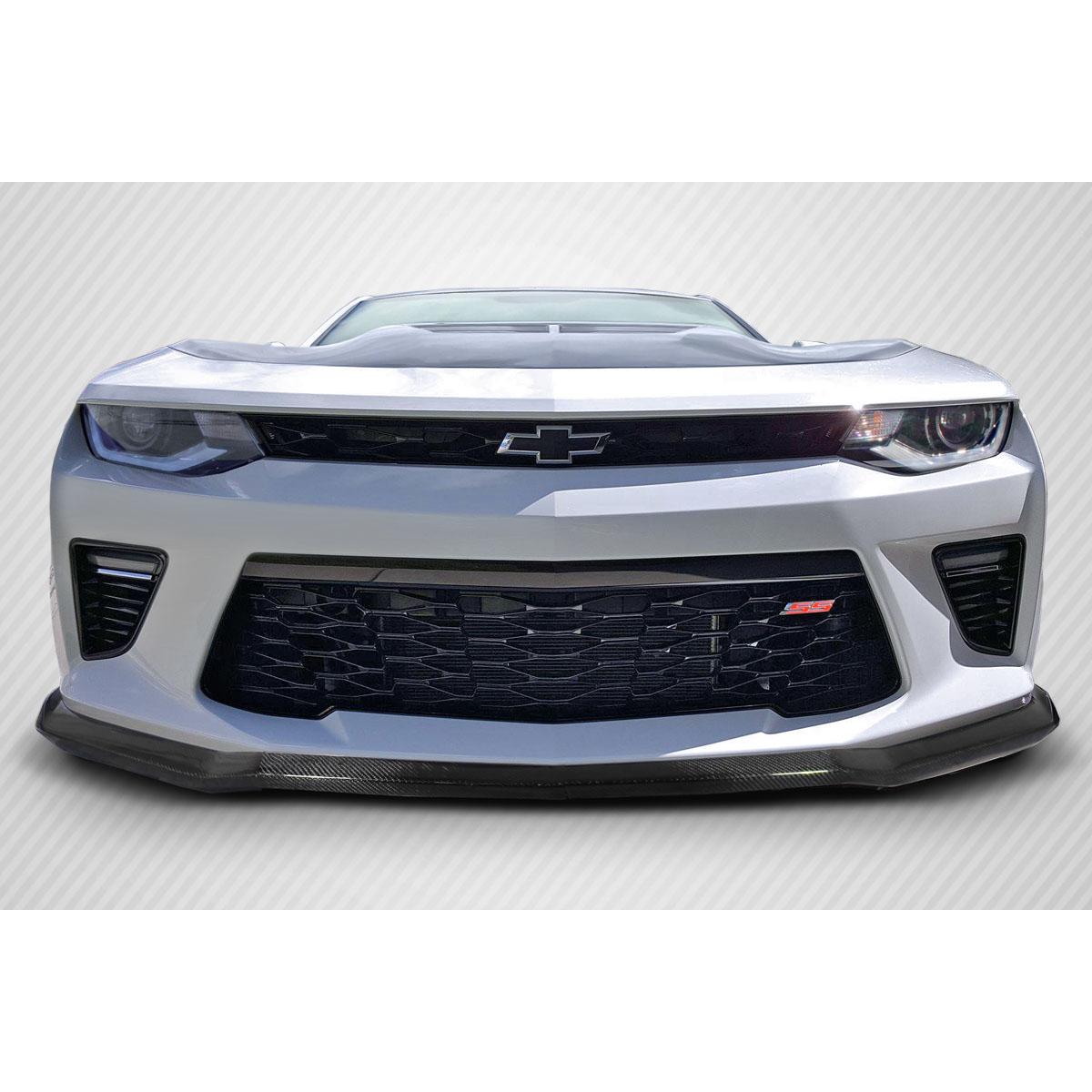 Modify your Chevrolet Camaro 2016 with our Exterior/Complete Body Kits - Front view of Chevrolet Camaro at low angle