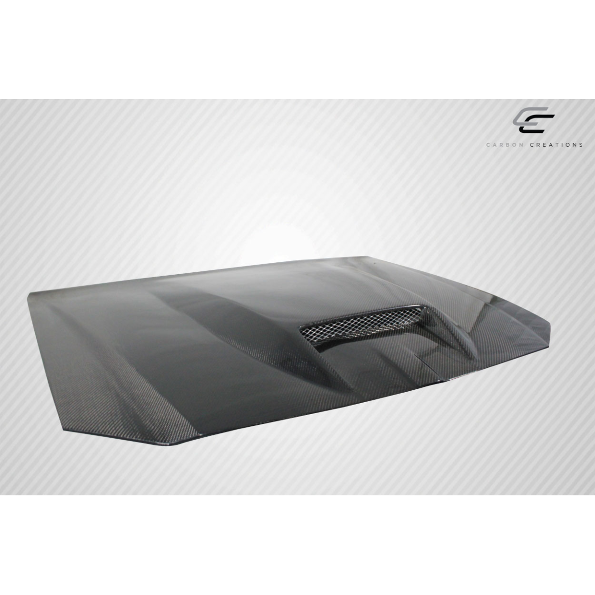Modify your Dodge Magnum 2005 with our Exterior/Hoods - Angled view displaying the hood design