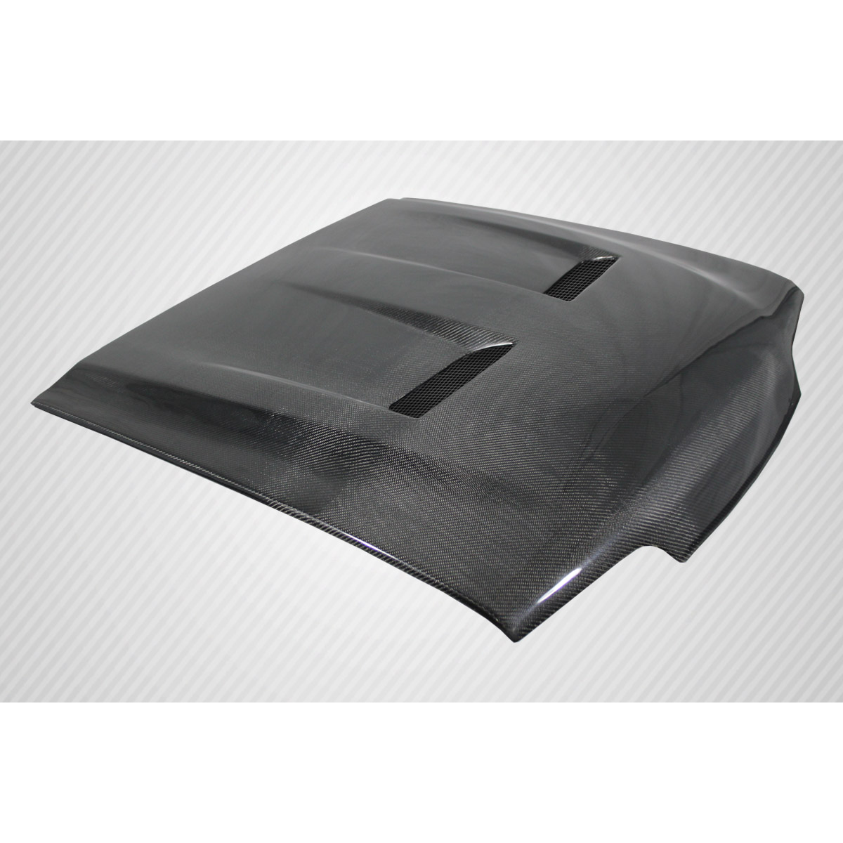 Modify your Ford Mustang 1987 with our Exterior/Hoods - The part is shown from a top-down angle