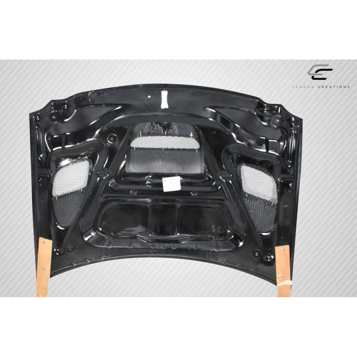 Modify your Jeep Cherokee 2005 with our Exterior/Hoods - Viewed from a straight-on angle