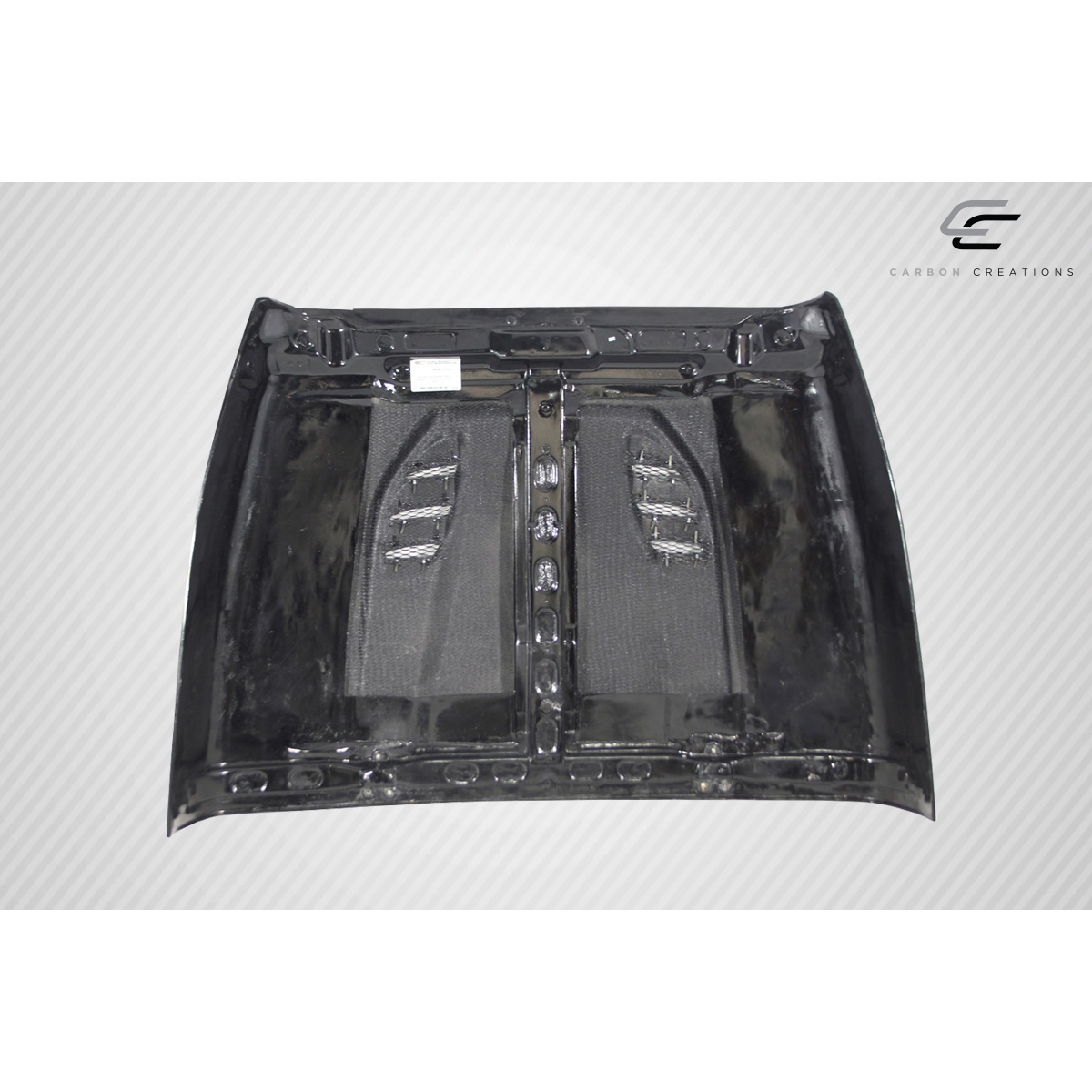 Modify your Jeep Wrangler 1997 with our Exterior/Hoods - Part viewed from top angle