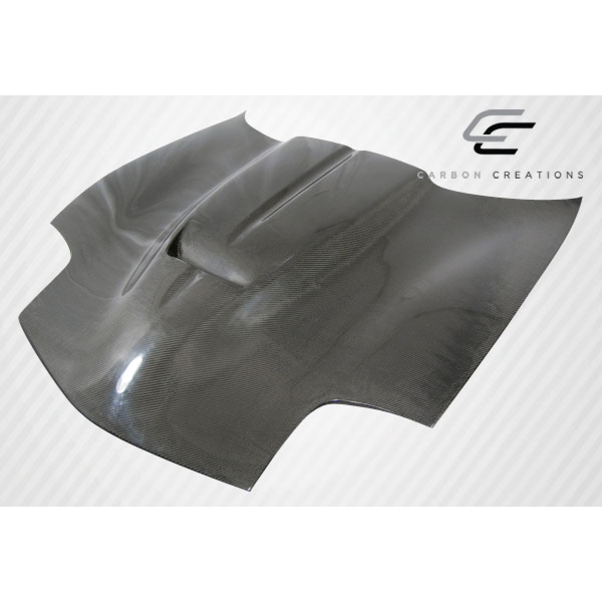 Modify your Chevrolet Corvette 1997 with our Exterior/Hoods - Shown from a top-down view at a slight angle