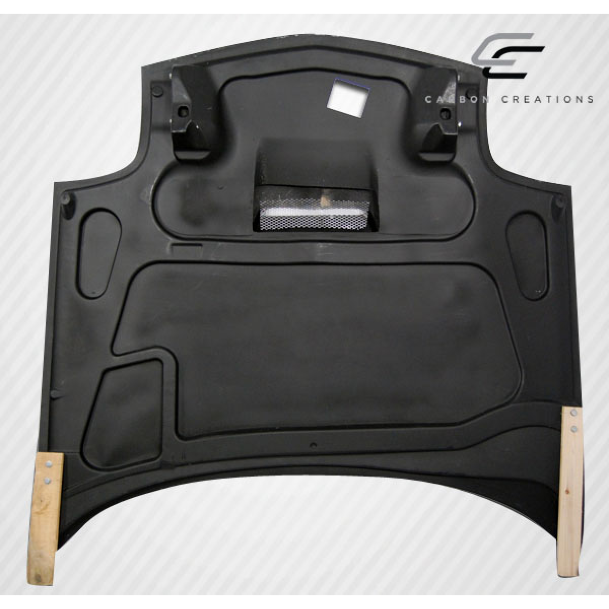 Modify your Chevrolet Corvette 1997 with our Exterior/Hoods - Top view angle of the hood part