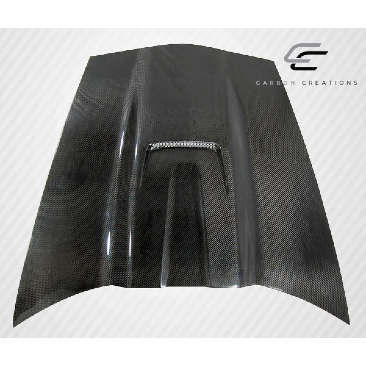 Modify your Chevrolet Corvette 2005 with our Exterior/Hoods - Hood viewed from a slight overhead angle