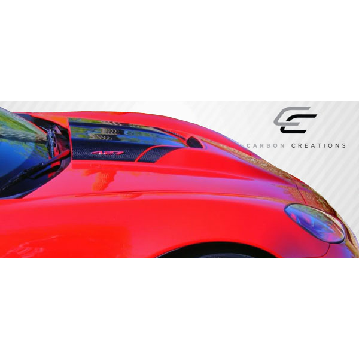 Modify your Chevrolet Corvette 2005 with our Exterior/Hoods - Image shows vehicle hood at a side angle