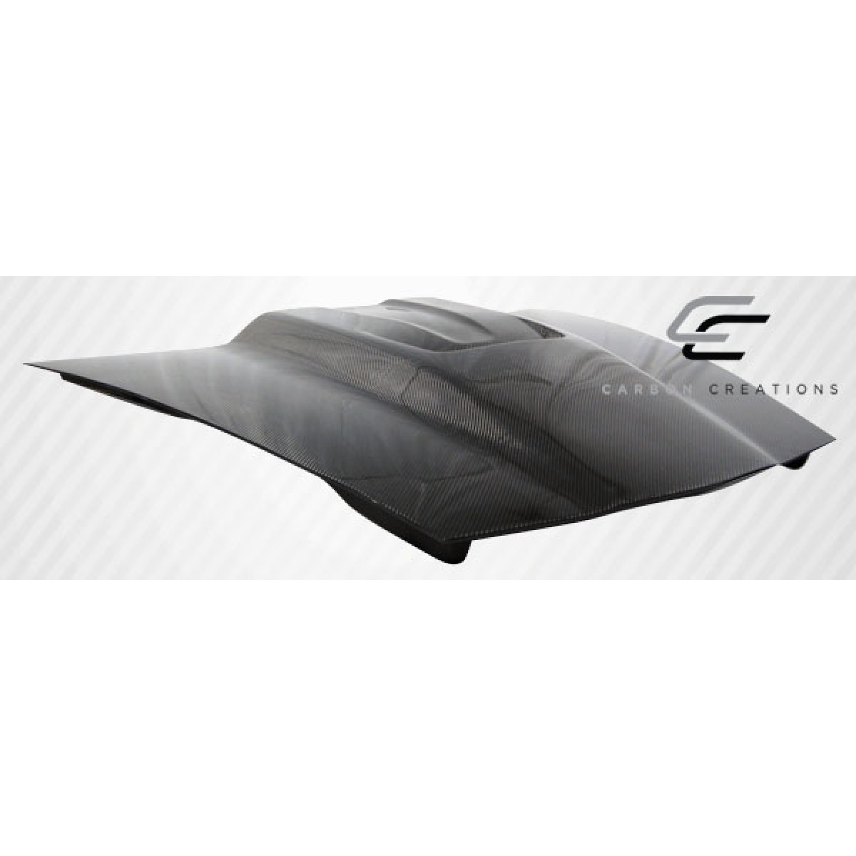 Modify your Chevrolet Corvette 2005 with our Exterior/Hoods - The part is shown at a slight angle from above