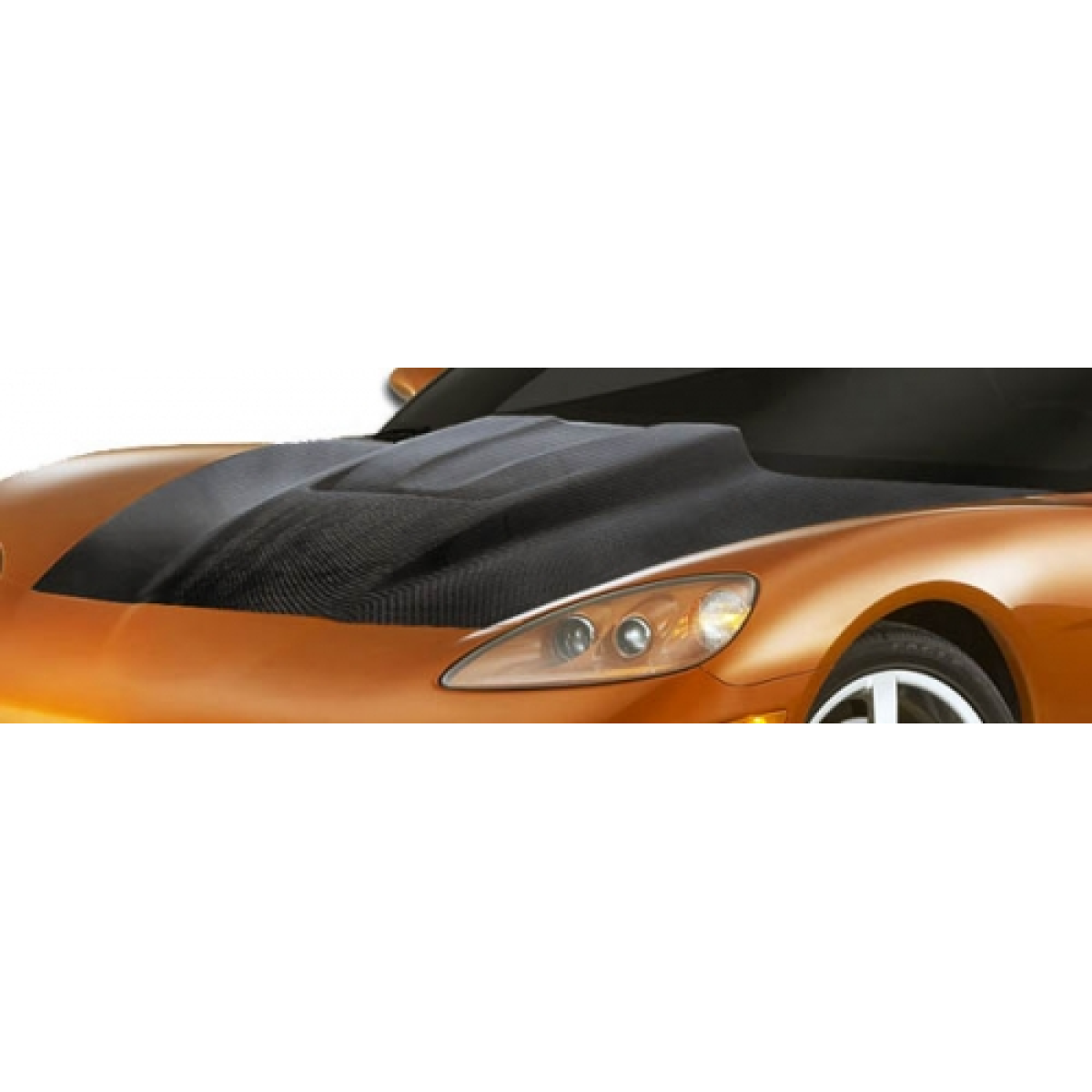 Modify your Chevrolet Corvette 2005 with our Exterior/Hoods - Viewed from the top angle