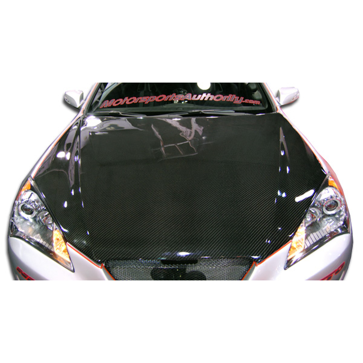 Modify your Genesis G70 2010 with our Exterior/Hoods - Part is seen from a top angle