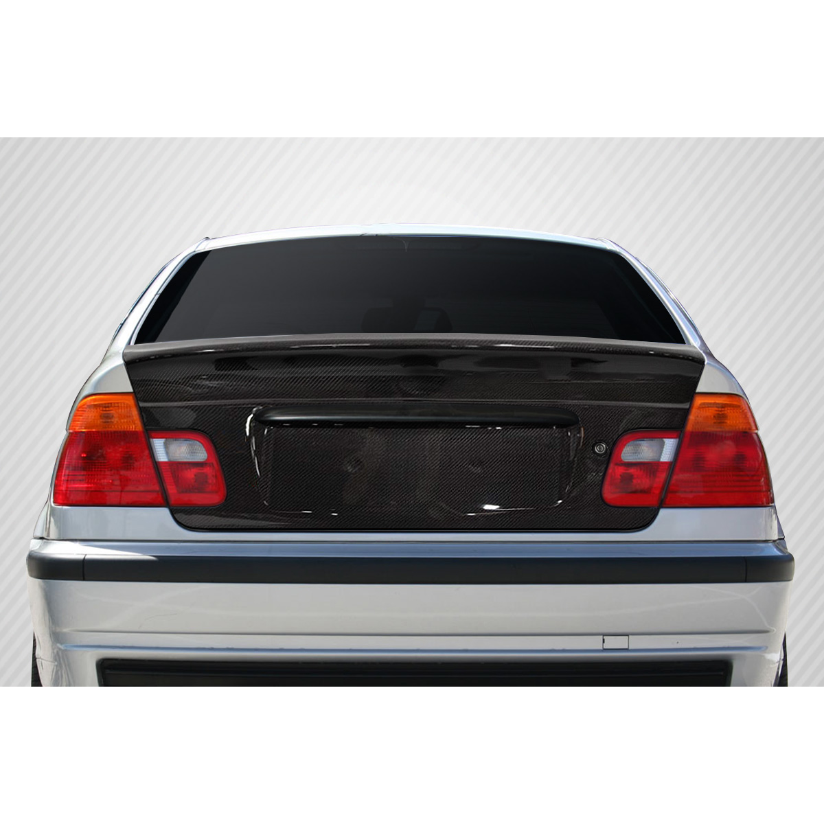 Modify your BMW 3-Series 1999 with our Exterior/Trunks - Rear view angle showcasing trunk design