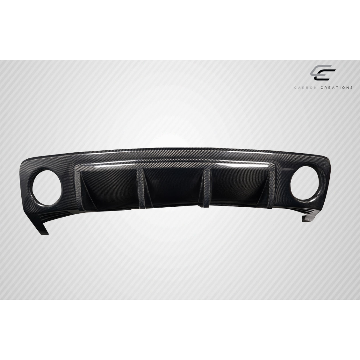 Modify your Chevrolet Camaro 2010 with our Exterior/Diffusers - Front view of the carbon fiber rear diffuser