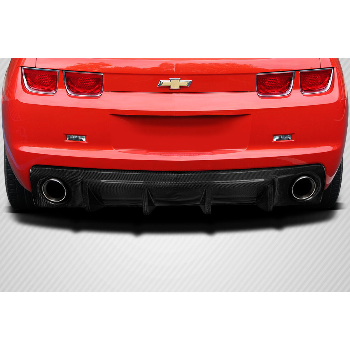 Modify your Chevrolet Camaro 2010 with our Exterior/Diffusers - The image shows rear view angle of the car