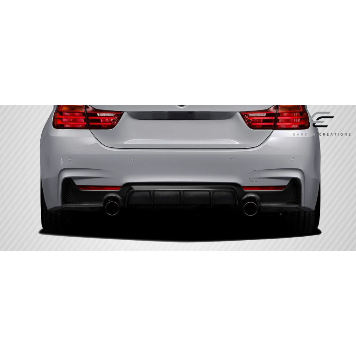 Modify your BMW 4-Series 2014 with our Exterior/Diffusers - Rear view angled slightly upward