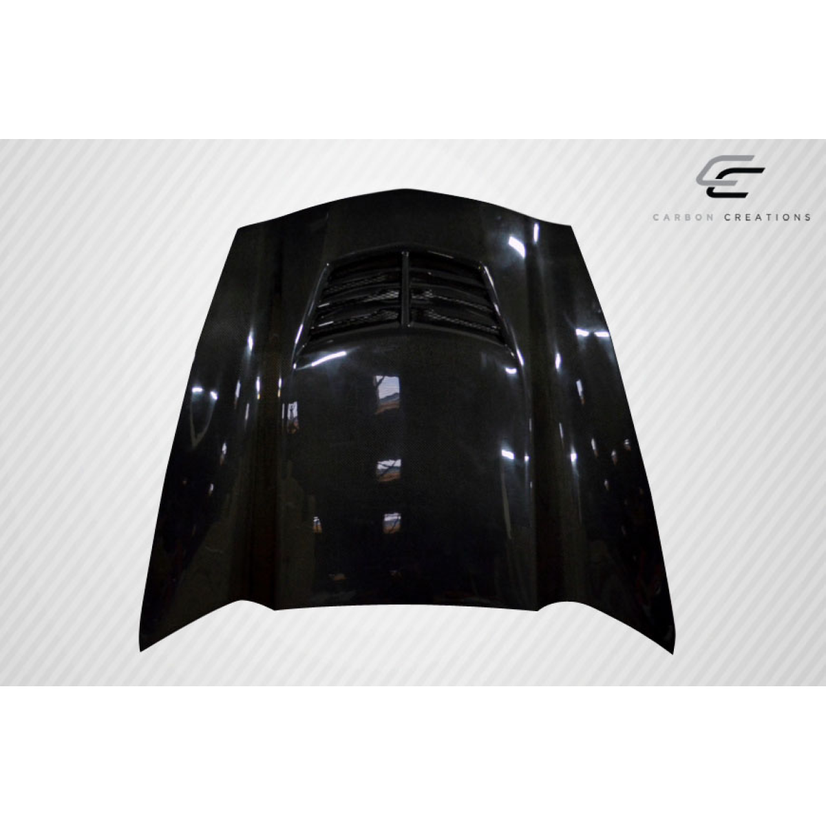 Modify your Chevrolet Corvette 2014 with our Exterior/Hoods - The hood is shown from a top-down angle