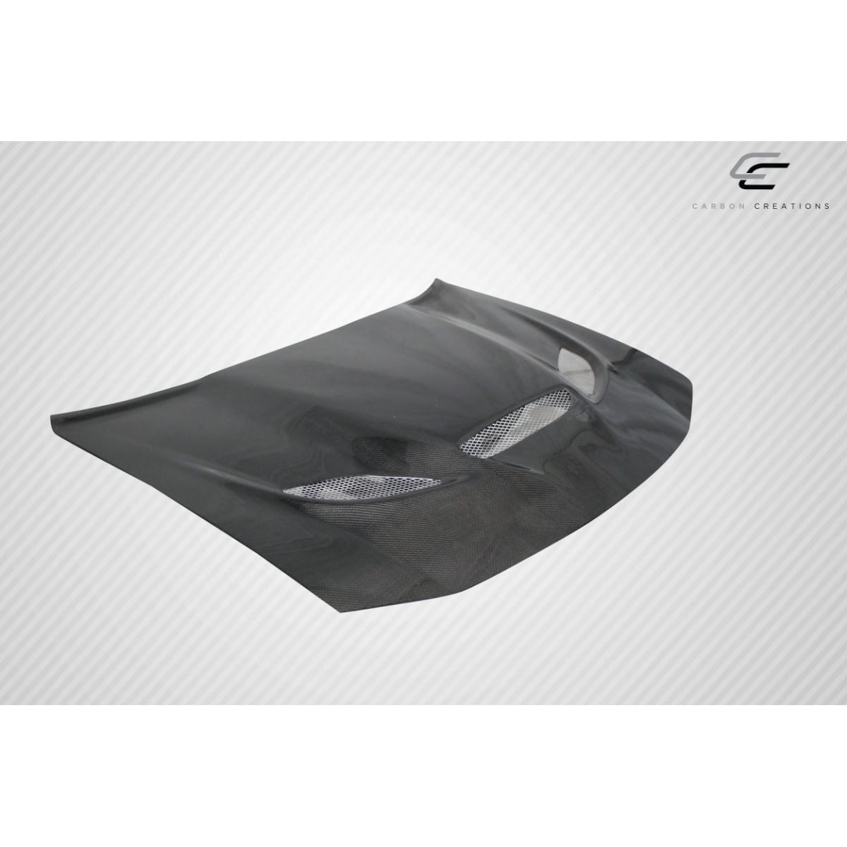 Modify your Dodge Charger 2006 with our Exterior/Hoods - Top view showing the hood at an angle