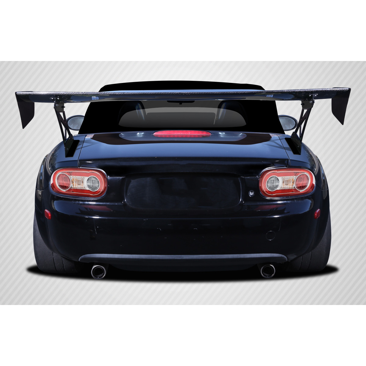 Modify your Universal   with our Exterior/Complete Body Kits - Rear view with a high angle showing the wing