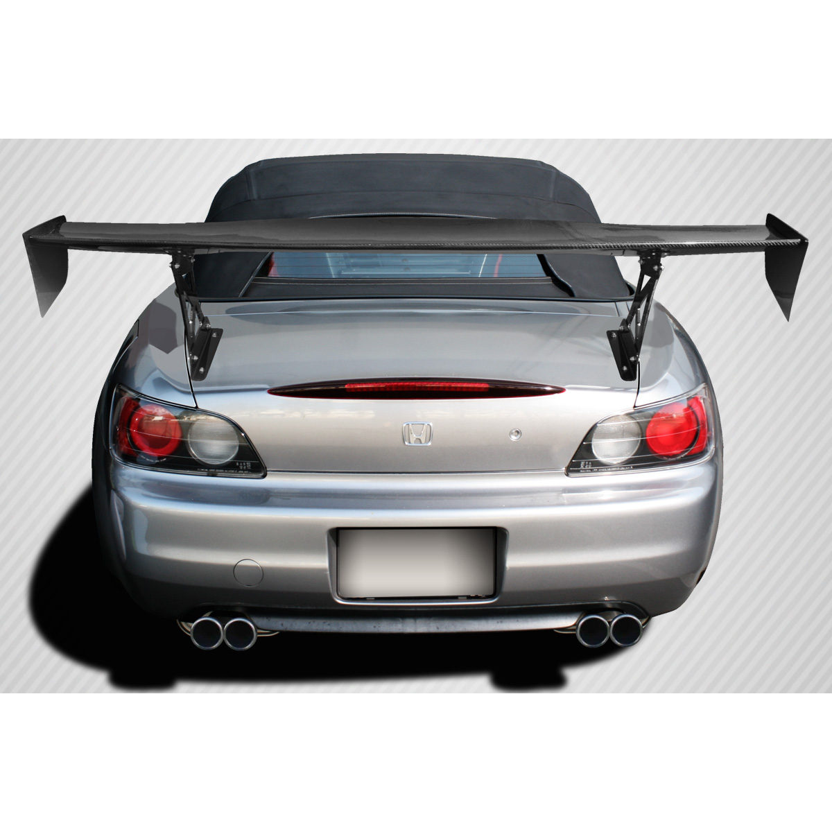 Modify your Universal   with our Exterior/Complete Body Kits - Image shows a rear view of a car wing at a steep angle