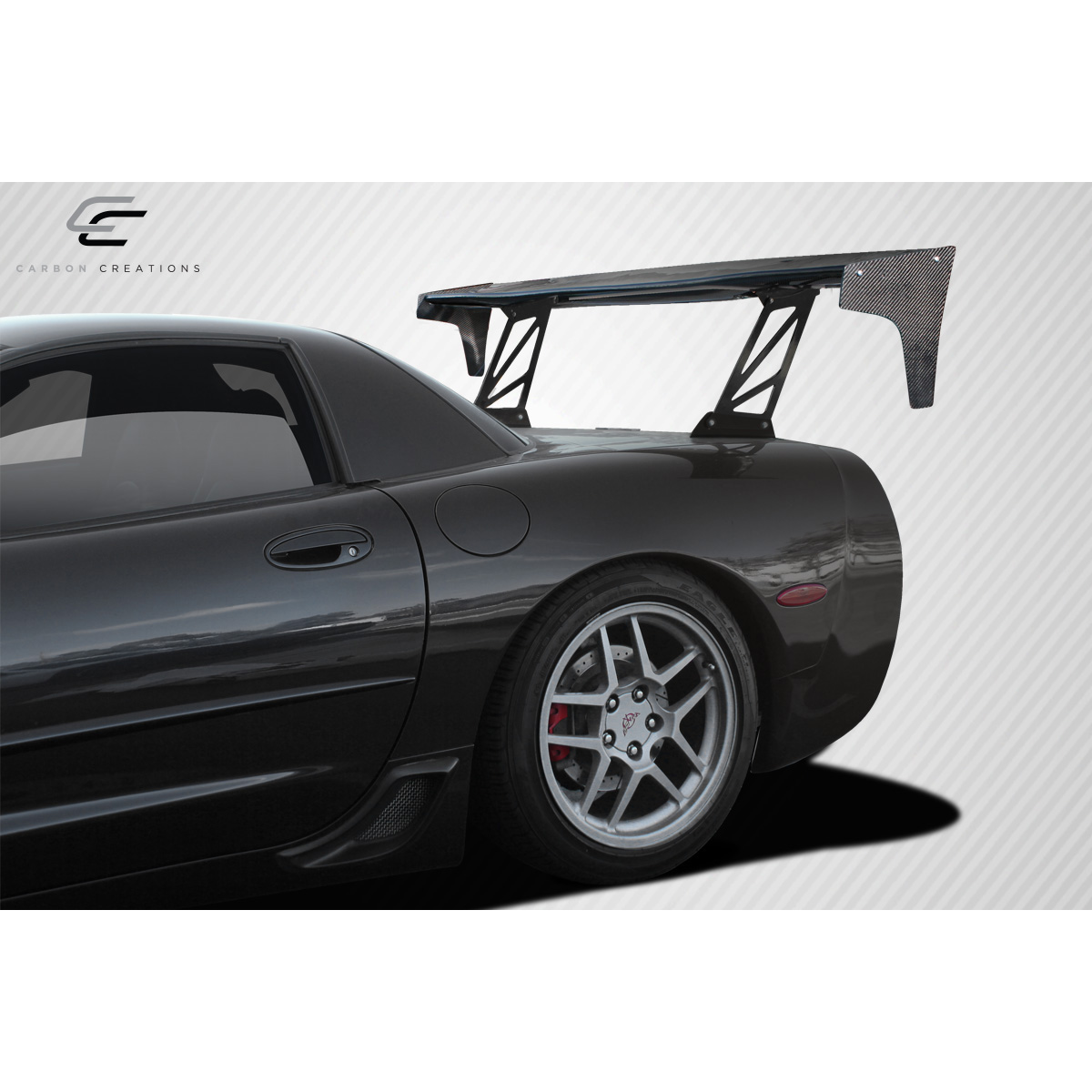 Modify your Universal   with our Exterior/Complete Body Kits - Image shows rear view of car with tall wing