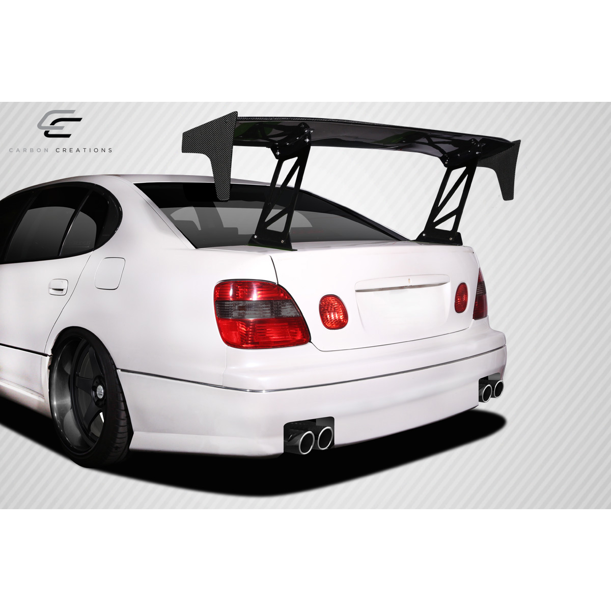 Modify your Universal   with our Exterior/Complete Body Kits - The wing is seen from a rear angle