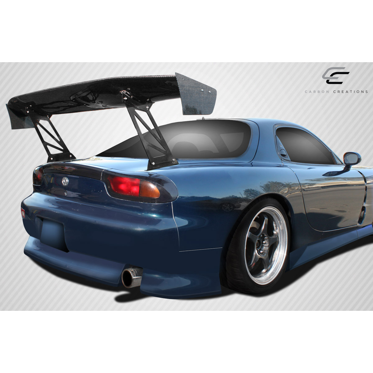 Modify your Universal   with our Exterior/Complete Body Kits - Rear angle view showcasing the tall wing design