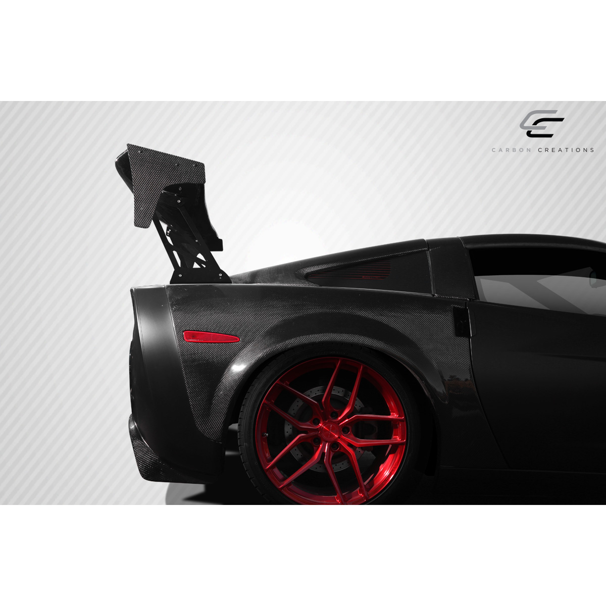 Modify your Universal   with our Exterior/Complete Body Kits - Side view showcasing wing at slight angle