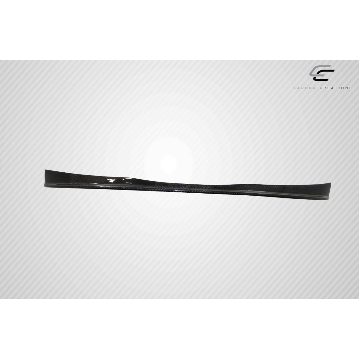 Modify your BMW 3-Series 2009 with our Exterior/Front Bumpers or Lips - Horizontal view of carbon fiber front lip spoiler