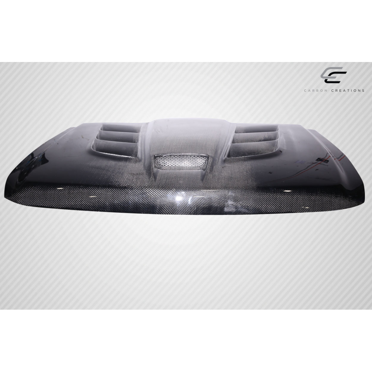 Modify your Chevrolet Silverado 2007 with our Exterior/Hoods - Viewed from slightly above and in front