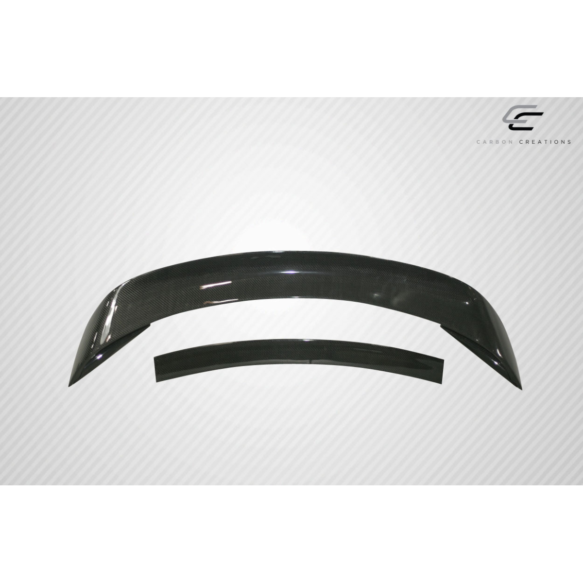 Modify your Ford Mustang 2015 with our Exterior/Wings - Top down angle view of carbon fiber wing
