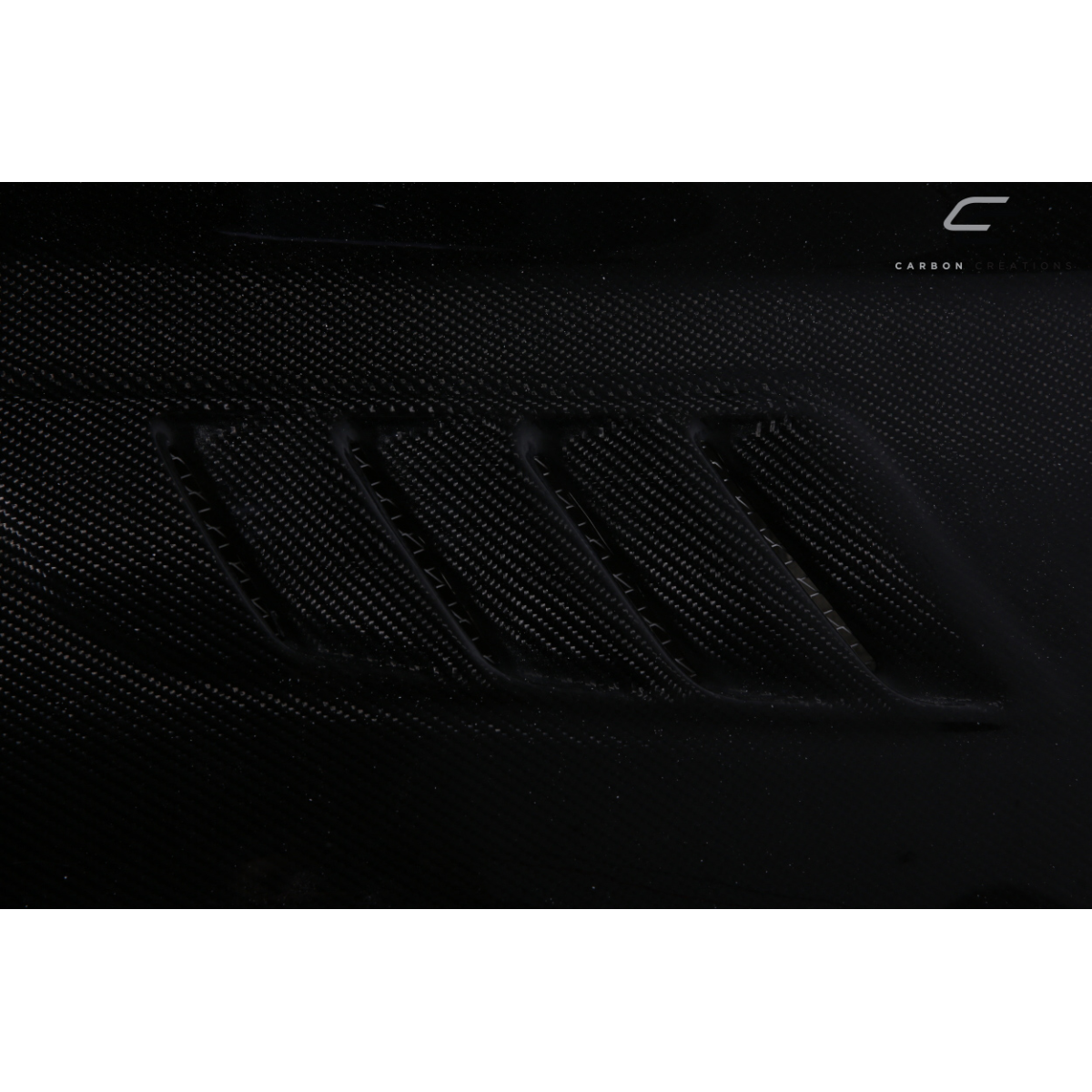 Modify your Ford Mustang 2015 with our Exterior/Hoods - Part image viewed from a straight on angle