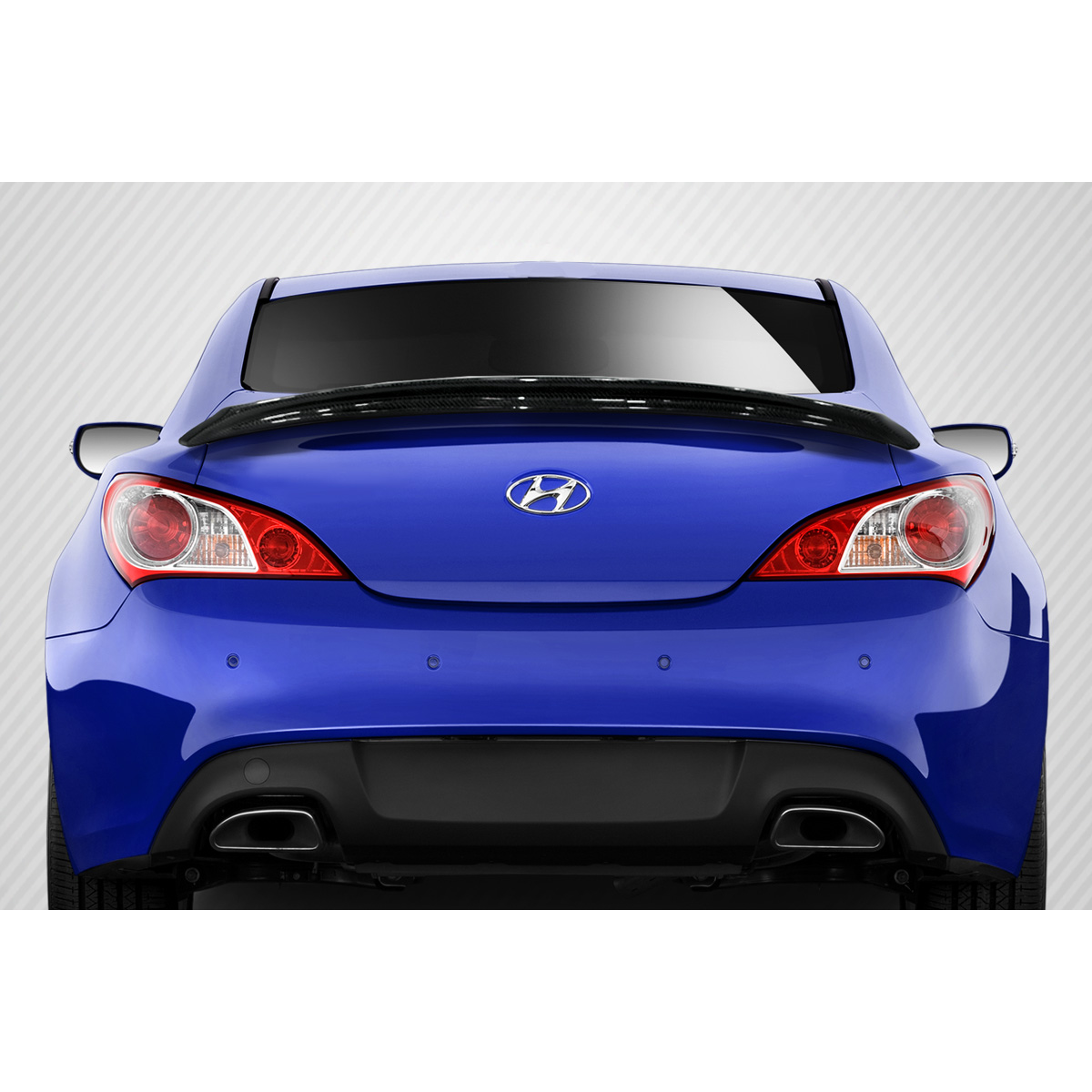 Modify your Genesis G70 2010 with our Exterior/Wings - Rear view of the vehicle at eye level