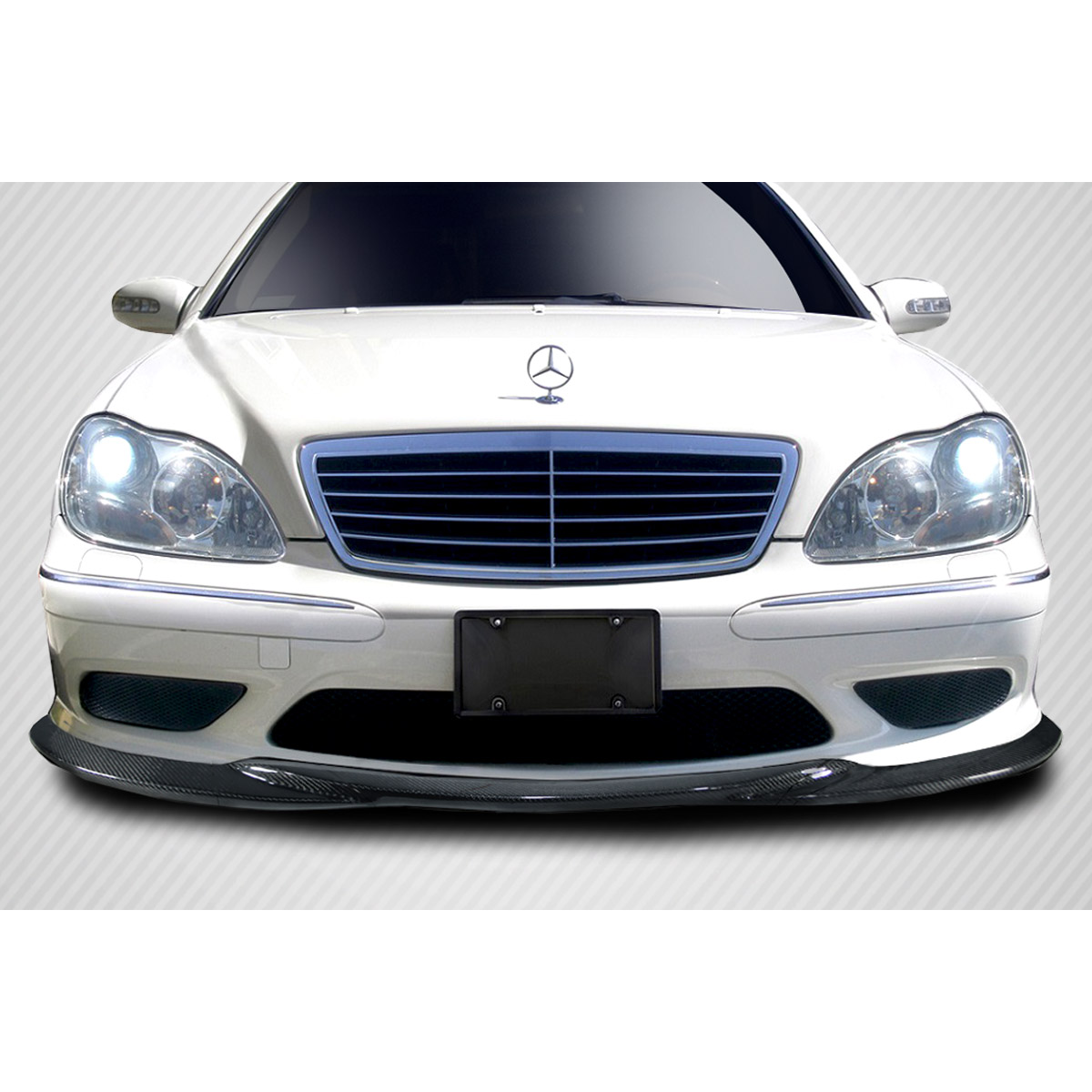 Modify your Mercedes-Benz S-Class 2003 with our Exterior/Front Bumpers or Lips - Front view angle of Mercedes-Benz S-Class