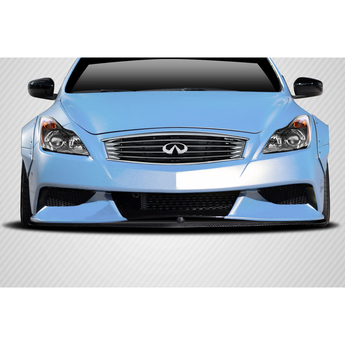 Modify your Infiniti G37 2008 with our Exterior/Other Exterior - Front view of the vehicle at eye level