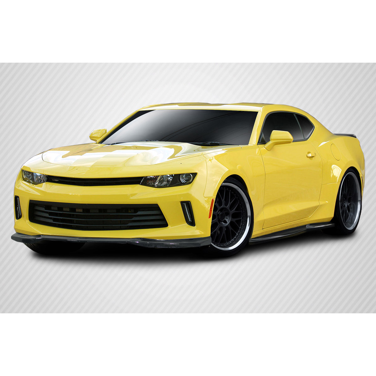 Modify your Chevrolet Camaro 2016 with our Exterior/Complete Body Kits - Front angle view of the Chevrolet Camaro