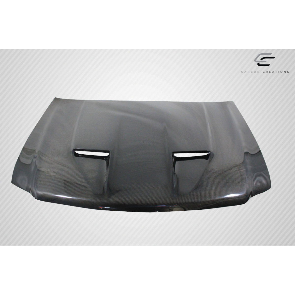 Modify your Ford F-150 1997 with our Exterior/Hoods - Hood viewed from a slight overhead angle