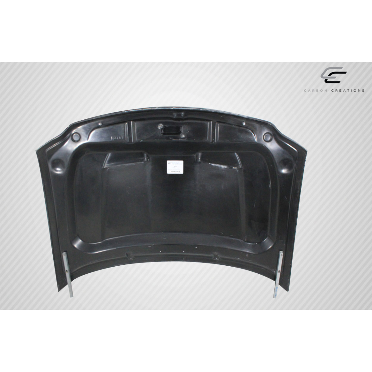 Modify your Ford F-150 1997 with our Exterior/Hoods - Image shows hood at a flat angle from front