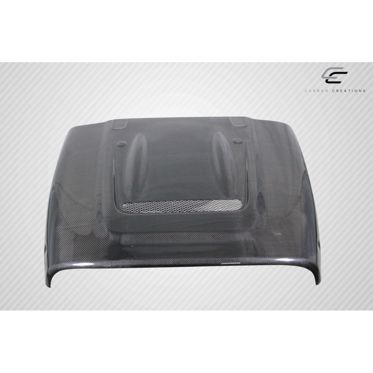 Modify your Jeep Wrangler 1997 with our Exterior/Fenders - Top down angle on carbon fiber hood