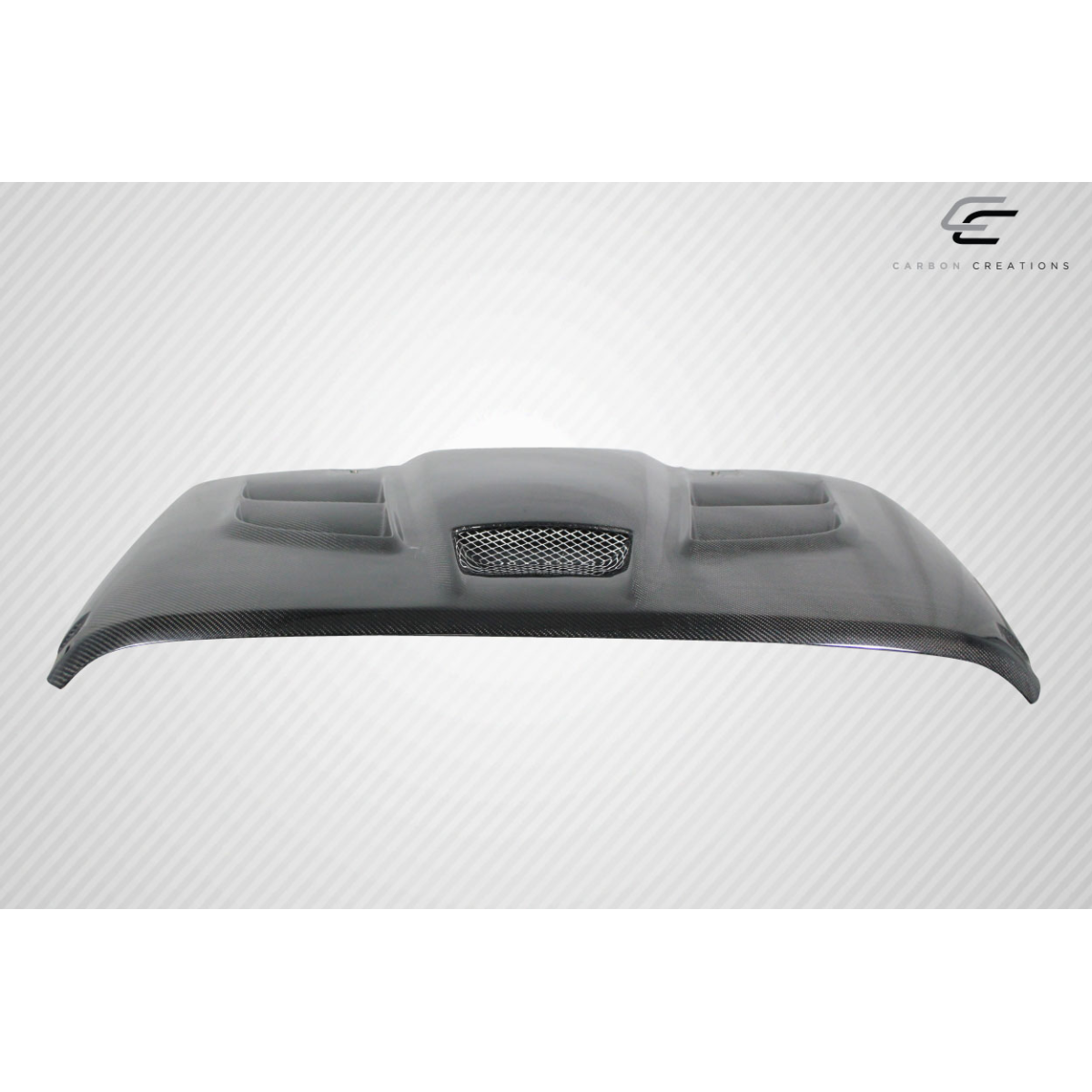 Modify your Jeep Wrangler 2007 with our Exterior/Hoods - Front view angled for clarity and detail