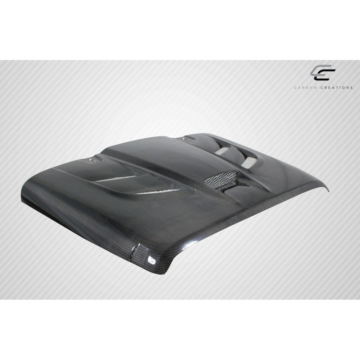 Modify your Jeep Wrangler 2007 with our Exterior/Hoods - Top angle view of aftermarket hood part