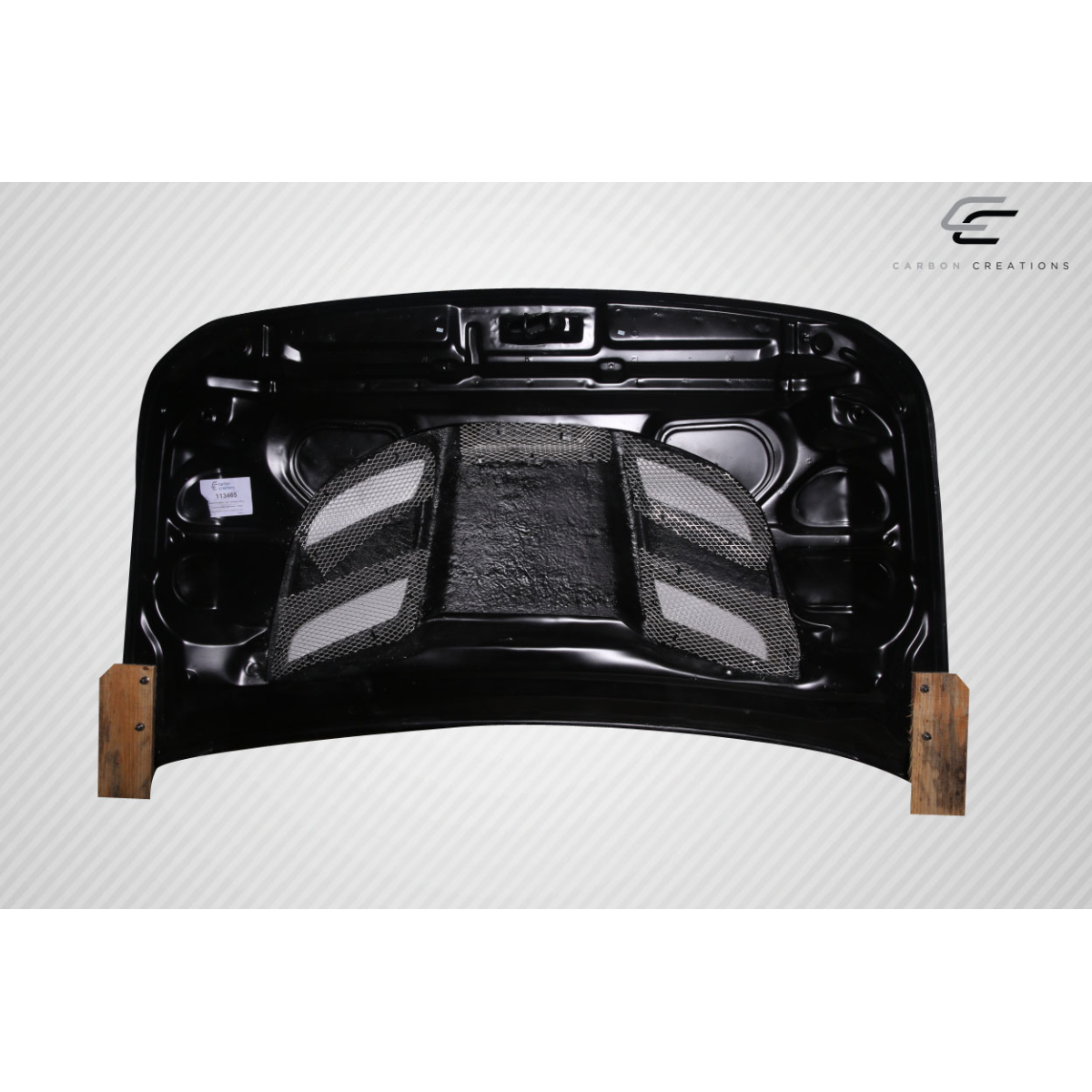 Modify your Jeep Wrangler 2007 with our Exterior/Hoods - Viewed from a frontal angle slightly above