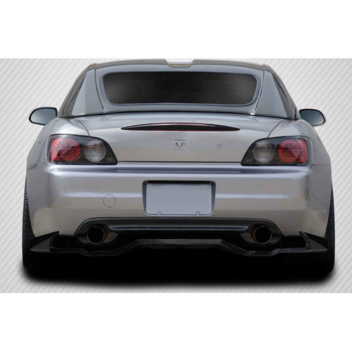 Modify your Honda S2000 2000 with our Exterior/Diffusers - View from the rear and slightly above