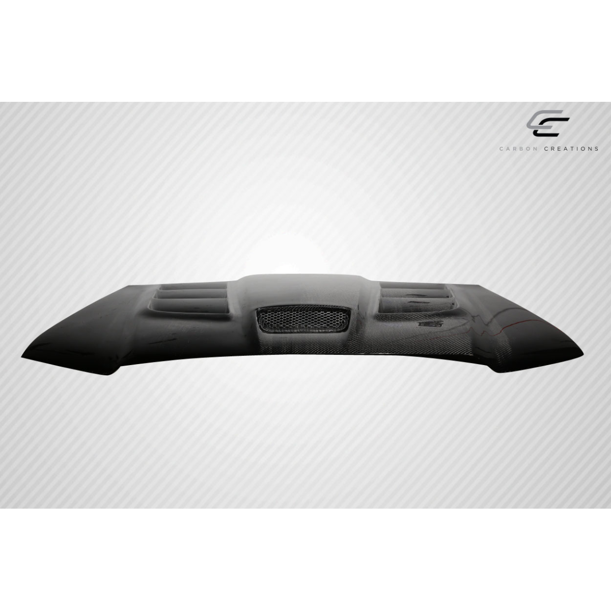 Modify your Toyota Tacoma 2012 with our Exterior/Hoods - Front view of the hood part at a straight angle